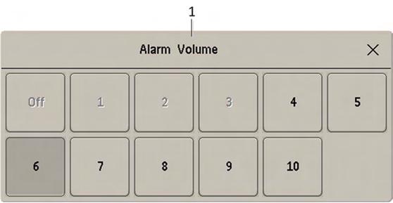 6 Alarms Standard Philips Alarms Red alarms and red INOPs: a high pitched sound is repeated once a second. Two-star yellow alarms and yellow INOPs: a lower pitched sound is repeated every two seconds.