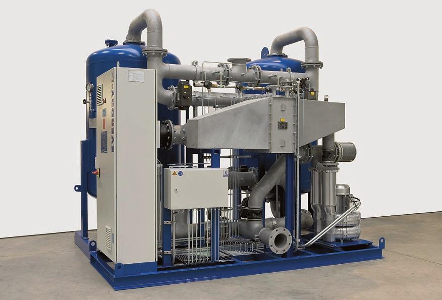 Modular design for EVERDRY adsorption dryers The special feature of the new EVER- DRY design is the modular concept, which allows for the separation of the adsorber containers from the pipework