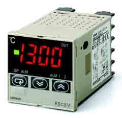 Temperature Controllers E5CSV Simple to Set and Operate 1/16 DIN Size Controllers Easy setting using internal DIP and rotary switches / or PID control (with on-demand auto-tuning) selectable Clearly