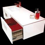 top, with undercounter basin 200 wall hung vanity