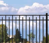 NOBILITY COLOR PROTECTED Nobility aluminum fencing offers the beauty of traditional wrought iron without the