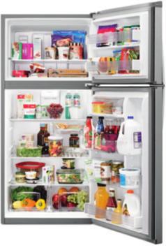 QuickSelect system Electronic refrigerator temperature controls Freezer temperature controls QuickShift system Flexi-Slide bin StoreRight system Automatic defrost Additional feature Optional EZ