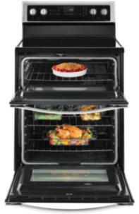 FREESTANDING DOUBLE OVEN ELECTRIC RANGES 6.7 total cu. ft.