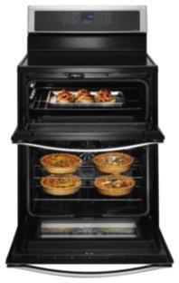 FREESTANDING DOUBLE OVEN ELECTRIC RANGES 6.7 total cu. ft.
