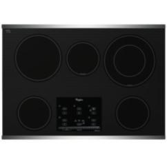 ELECTRIC COOKTOPS 30" Cooktop G9CE3065X CompleteClean system Glass cooktop HeatRight system (2) 6" 1,200W AccuSimmer elements 9" 2,200W AccuSimmer element QuickSelect system 10"/6" 2,500W/1,200W
