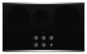 element Wall oven compatible 10"/6" 6" 12"/9" 6" 6" Black (B) G7CE3635X Stainless Steel (S) 36" Cooktop G7CE3635X CompleteClean system Dishwasher-safe stainless steel finish knobs* Glass cooktop