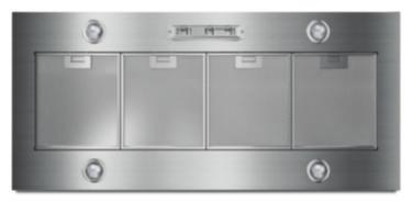 filter Stainless Steel (S) 36" Hood Liner UXL6036YS Features (3) Dishwasher-safe grease filters 3-speed