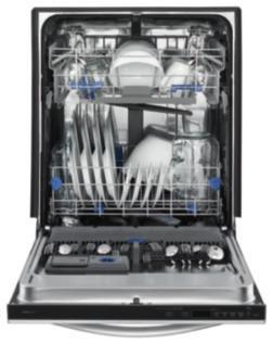 DISHWASHERS Monochromatic Stainless Steel (M) WDT920SAD White Ice (H) Black Ice (E) Integrated Console Dishwasher WDT920SAD HelpingHand system Cycle memory Cycle status indicator QuickShift system