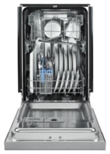 COMPACT DISHWASHER Traditional Console Compact Dishwasher WDF518SAF HelpingHand system Cycle memory QuickShift system Cup shelves ReadySet system Delay wash option Quick wash cycle WashRight system