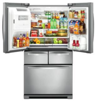 WX140272D FRENCH DOOR REFRIGERATORS WRV976FDE Monochromatic Stainless Steel (M) 26 cu. ft.