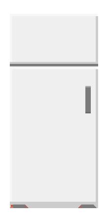 When replacing your fridge and freezer, if it is practical choose a fridge freezer. A separate fridge and freezer side by side is less energy efficient.