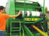 quality being used. This netter is very reliable and features: 1. Endless adjustment of tension to ensure optimum net usage and bale shape. 2. Capacity to take rolls of net wrap up to 1300mm. 3.