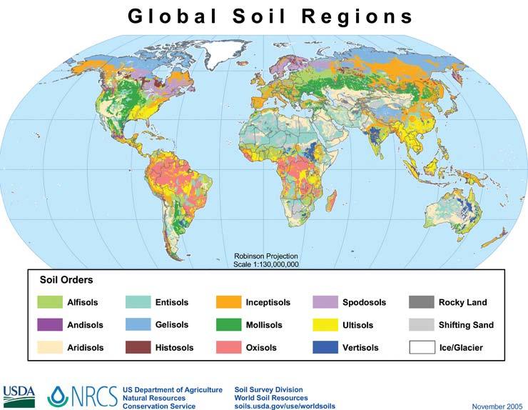 There are twelve soil orders according to the U.S. Soil Taxonomy classification system.