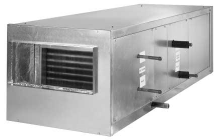 Armorflex insulation extended to coil header 34 stainless steel drain pan with 3/4" MPT connection Integral discharge air plenum (shown) with adjustable double deflection supply grille (not shown)