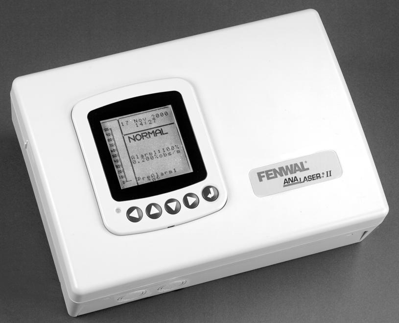 AnaLASER II Detector High-Sensitivity Smoke Detector (HSSD ) F-89-250 FEATURES Air Sampling Smoke Detector for Early Warning Applications Two Versions Available: Standard Detector and Ultra Detector