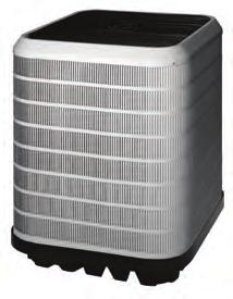 AIR CONDITIONER SPLIT FS4BD-KB SERIES R-410A High Efficiency Air Conditioner 13 SEER Residential System 1-1/2 5 Ton Capacity Composite Base Pan: Absorbs sound and corrosion resistant.