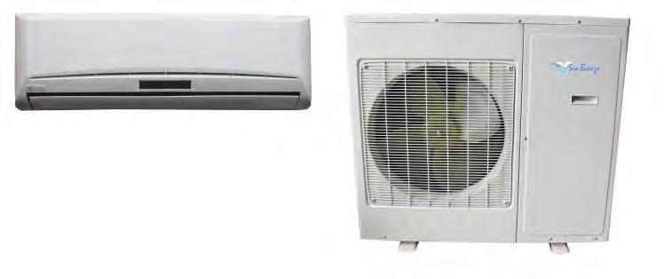 SPLIT SYSTEM MINI-SPLIT MULTI ZONE Sea Breeze Ductless Mini-Split Multi Zone Air Conditioning and Heat Pump systems offer the perfect solution for an easy install with a sleek design.