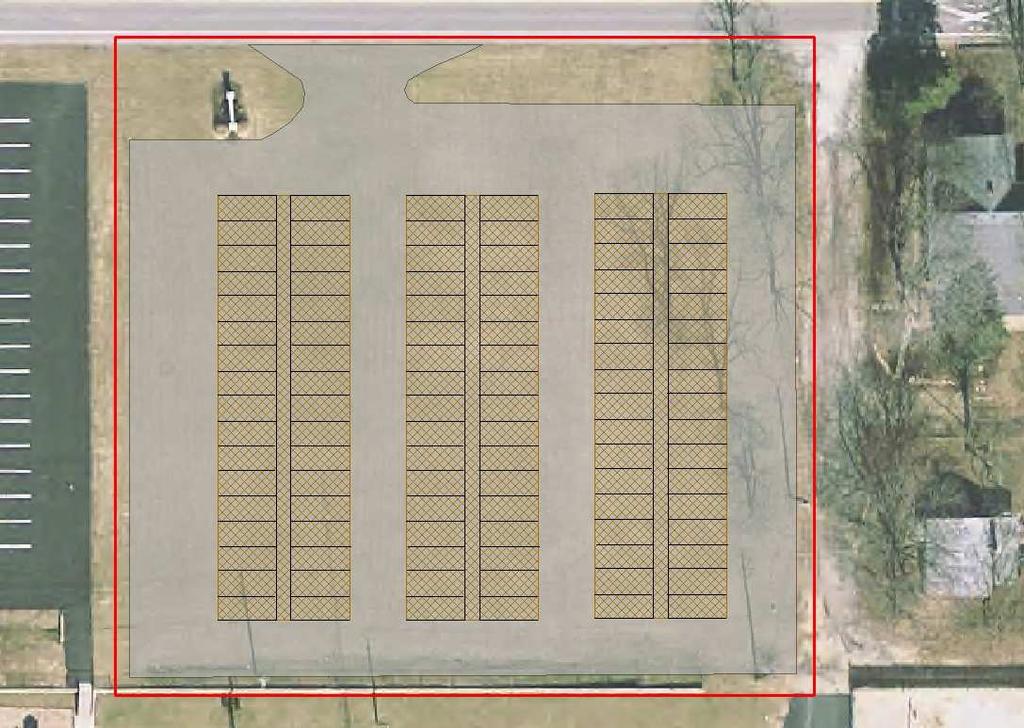 Proposed Conditions: Parking Lot / Driveways = 0.51 acres Pervious Pavement Area = 0.39 acres Open Space = 0.