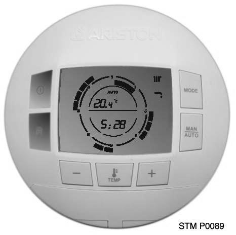 - 80-7. ACCESSORIES 7.1 CLIMA MANAGER 3318123 The Clima Manager is a remote control unit which communicates with the boiler. It provides information on the operating status of the boiler.