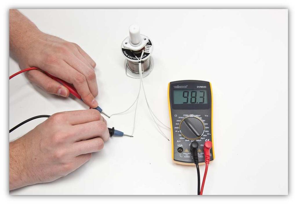 Put your multimeter on 200 kω and measure the leads of the NTC. You should measure something between 70 to 100 KΩ depending how hot the NTC is.