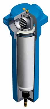 Compressed Air Microfilters Adsorption Dryer Pre and After Filter, AF-Series Adsorption dryers are designed specifically for the removal of water vapour, and not liquid water, water aerosols, oil,