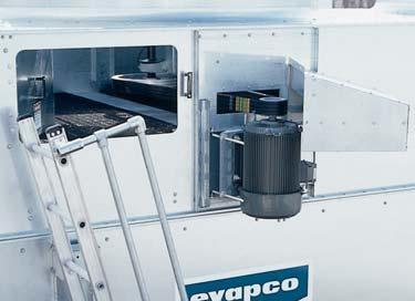 AINTENANCE A DVANTAGES Easy aintenance Drive System The Evapco POWER-BAND drive system utilized on the ESWA Closed Circuit Cooler is the easiest belt drive system to maintain in the industry.