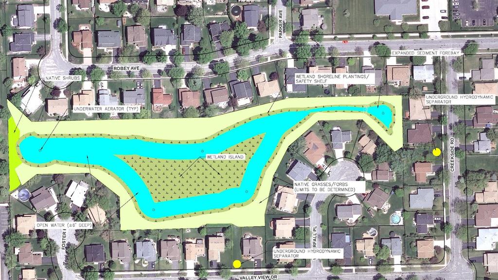 2. What is the difference between the Valley View Estates Pond and Barth & Prince Ponds?