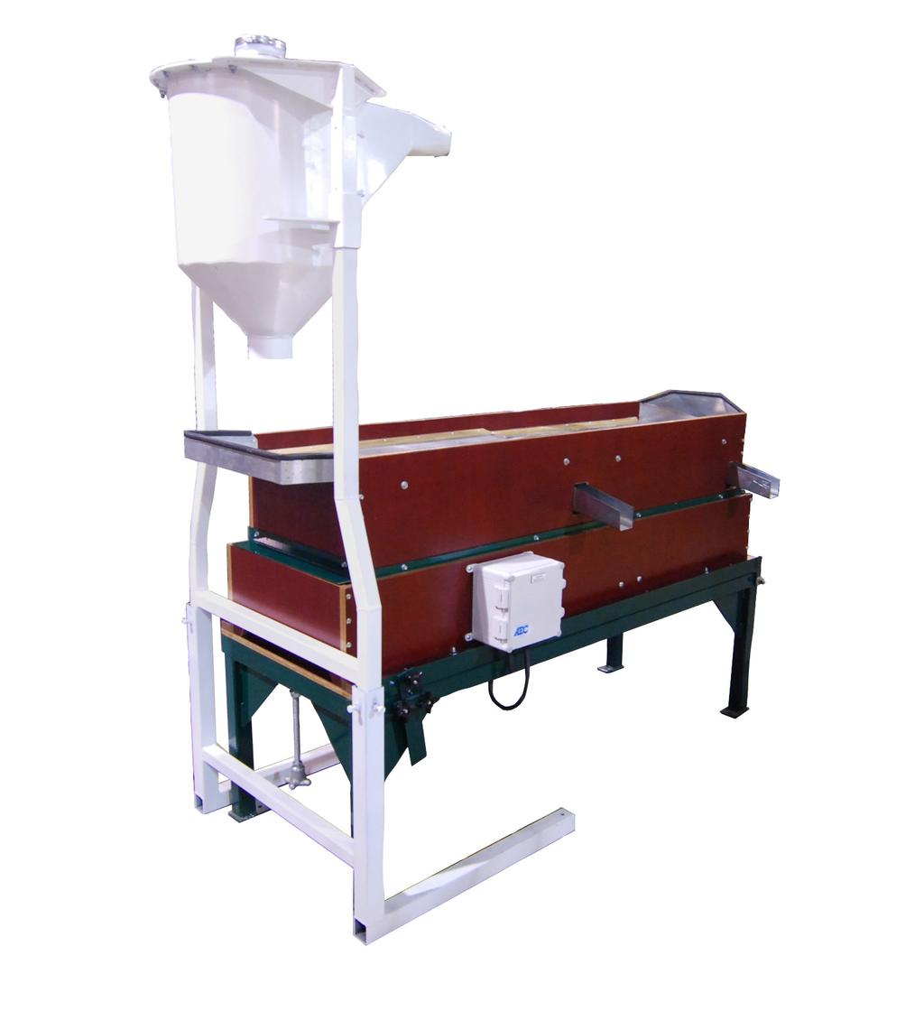 hour Factory installed heavy duty locking caster wheels 10-second shelling cycle time from sample to sample (10-15 ears) Excellent clean out capabilities with no carryover between