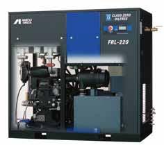 Control system FRL220 22kW(30HP) 0.7 3.7 Intake air + 12 C G1 1,760x1,000x1,656 1,200 65 Fine dual FRL370 37kW(50HP) 0.7 5.