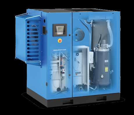 energy consumption in the following ways: The variable frequency drive compressor (inverter technology) guarantees a fixed set pressure