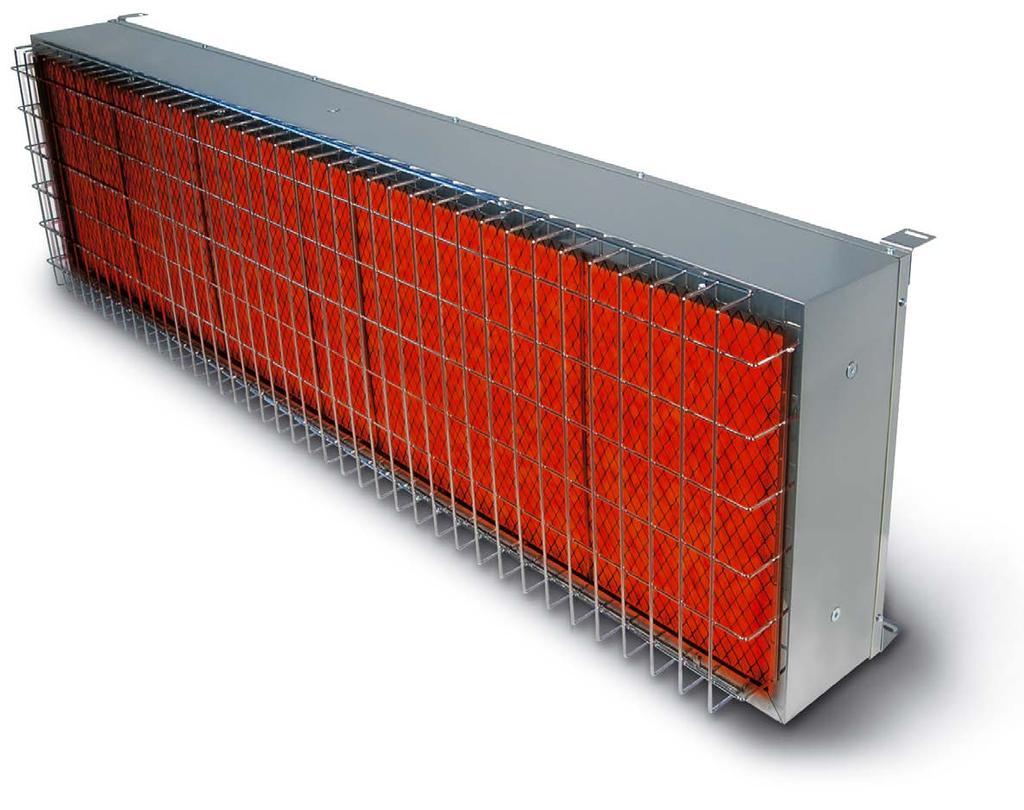 BOOSTERCAT surface temperature is capable of being modulated in a range from 180 C (365 F) to 650 C (10 F) and, according to the specific size, power ranges from 6kW (5159 kcal/h) up to 5kW (1496