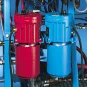Feed Pumps and Supply System As dual component materials used for anti-corrosion coatings tend to be very high in viscosity and have up to a 100% solids content, the dual component system has to be