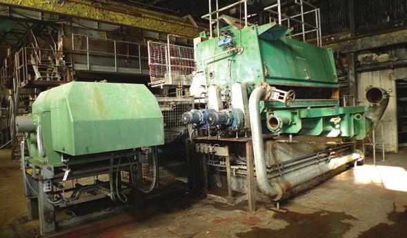 Paper Machine Line 1 (PM1) Thune auto wire guide Bottom wire Stainless wire frame cantilever type.voith Duo shake motion (2003).