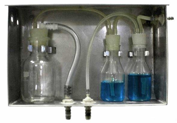 laboratory analysis Gases necessary to supply the gas analysis instruments (hydrogen and compressed air) Continuously working gas trap for degassing
