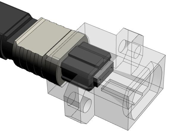 Adapter MPO Pinned (Male) MPO Unpinned