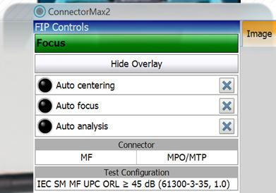 Focus FIP controls: Low mag view PIP