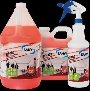 SANY+ GLF-400 SCENT FREE FLOOR CLEANER CONCENTRATE GLF-400-2S4 GLF-400-4S4