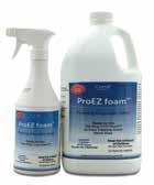 ProEZ 1 Single Enzymatic Detergent Protease enzymes attack blood based soils. Most economical choice. Concentrated: One ounce makes one to two gallons of solution.