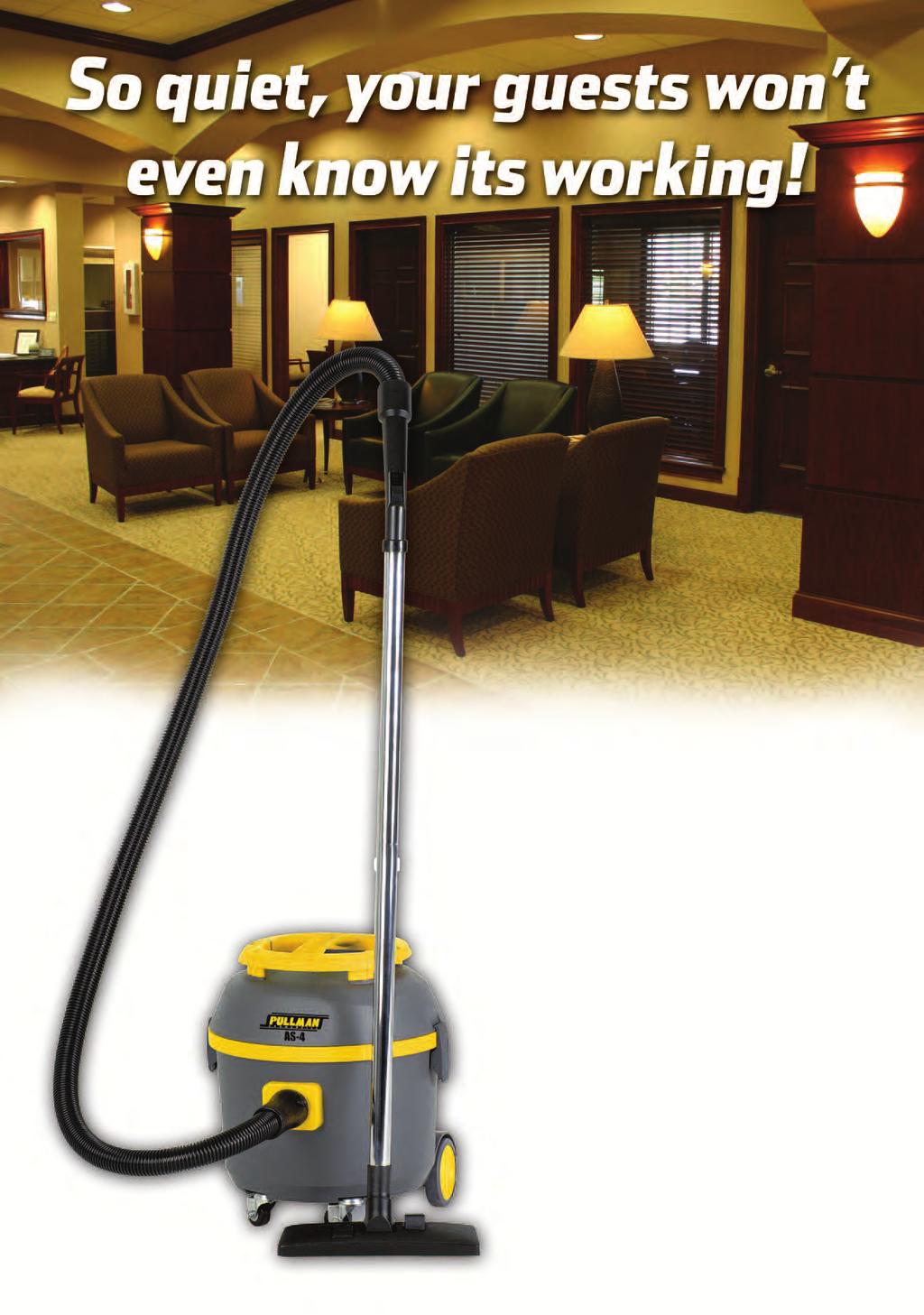 Pullman AS4 Vacuum Cleaner Ultra quiet commercial vacuum cleaner ideal for hotels,