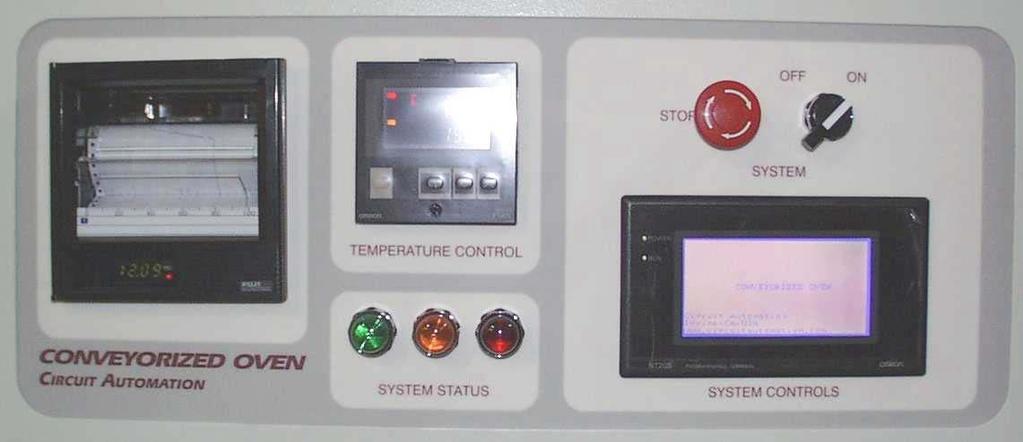 1. 2. 4. 8. 5 6. 7. 3. OPERATOR CONTROL PANEL 1. Chart Recorder 2. Temperature Controller 3. Work Station 4. Emergency Stop 5.