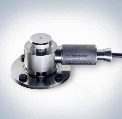 1 Constant tensioning by SensoTension LC 2 Specially designed load cell 2 Exact measurement values With its solid design, SensoTension LC offers a high level of stability in machine direction and a