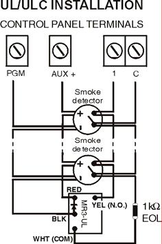 shown in Figure 2-10. Please note that you should avoid connecting more than 20 ESL smoke detectors.