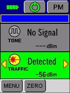 Refer to the page 18 to see how to turn off the traffic (CW) detecting function.