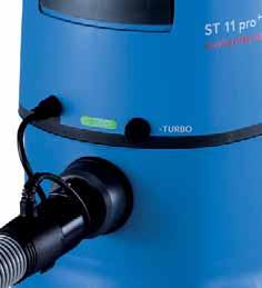 OR EVEN MORE ECONOMICAL: WITH THE ECO-FUNCTION. ST 11 pro ALSO FOR BRUSH VACUUMING. THE 3 IN 1 SOLUTION.