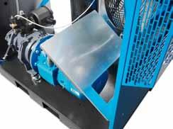 Optimum ventilation and oversized cooler Improved cooling flow results in a lower working temperature.