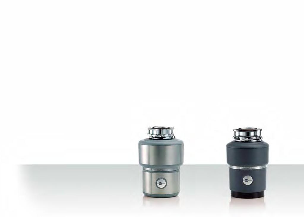 Food waste disposers A practical and comprehensive range Every model is compact enough to fit neatly under the sink without taking up valuable storage space.