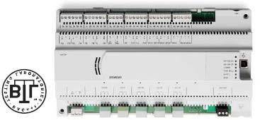 an integral part of the APOGEE Automation System. The controllers are classified as a BACnet Advanced Application Controller (B-AAC) with support for BACnet MS/TP protocol.