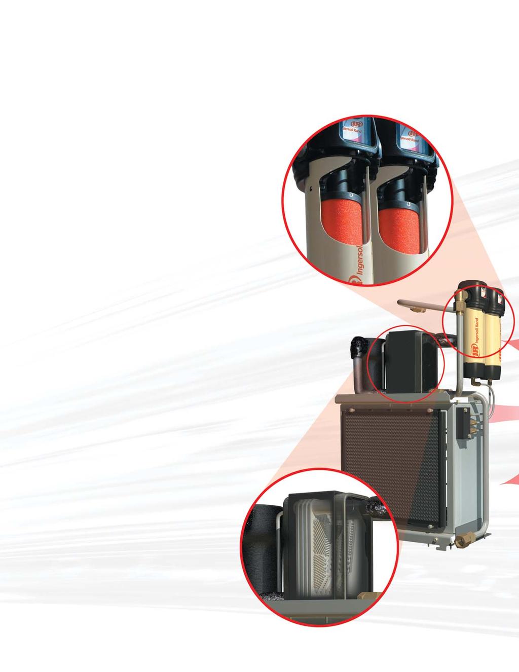 Integral Air Treatment Dual Filtration Pack Clean Air to Drive Productivity Two stages of filtration deliver best performance, reduce pressure losses and extend operating life.