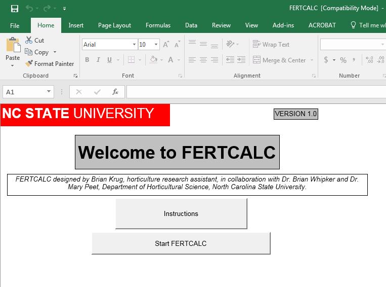 Fertilizer Calculations (FertCalc) https://www.ces.ncsu.edu/depts/hort/floriculture/software/ fertcalc1/fertcalc.