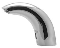 Electronic lavatory faucet with mixer to 